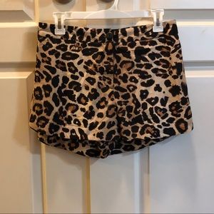 Women’s RD Style Leopard Print Shorts Size Med